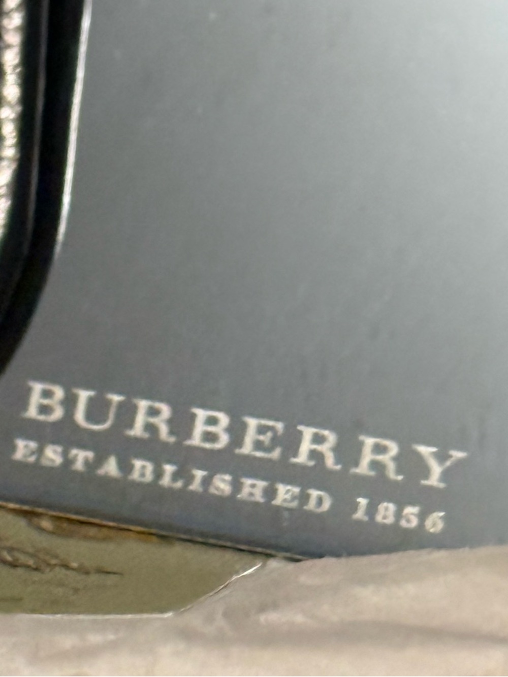 Burberry Metallic Bronze Card & Key Holder Set with House Check - Picture 8 of 8